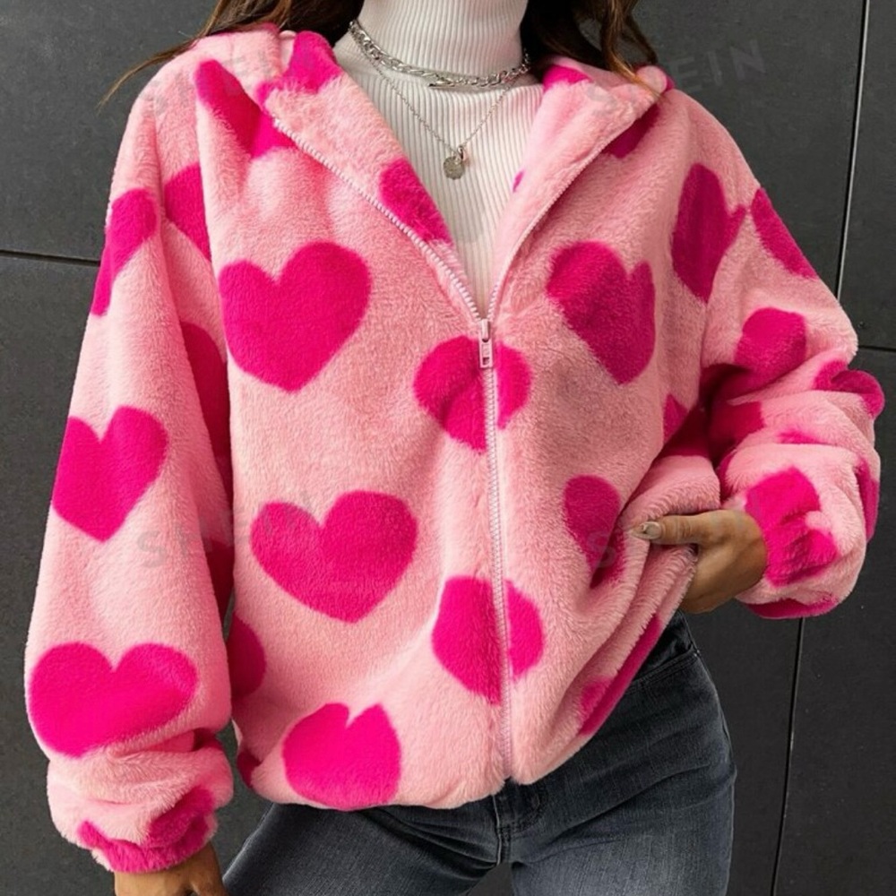 Oversized Hearts Jacket